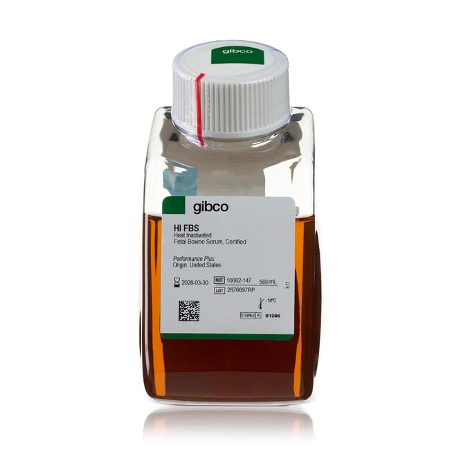 Gibco™ Fetal Bovine Serum, heat inactivated, certified, One Shot™, United States, 500 mL