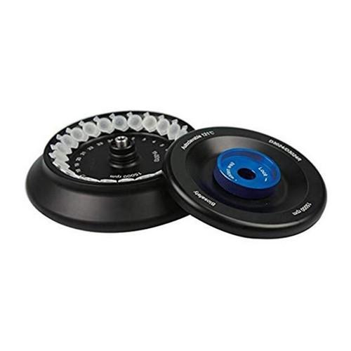 D-Lab Aluminum alloy rotor kit with lid (blank LOGO), fixing clips and O'ring, 15000 rpm, 0.5 ml x 36, for use with D3024 & D3024R (AS36-05)