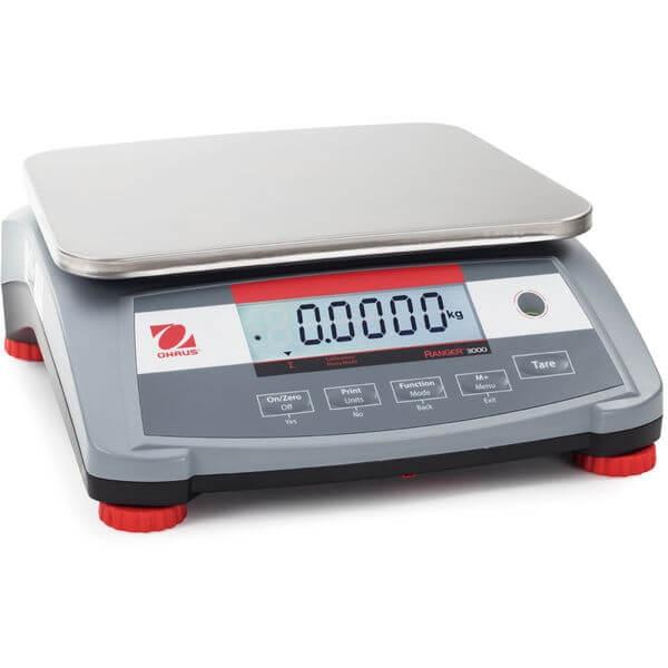 Ranger™ 3000 Multi-Purpose Compact Bench Scales for Industrial Weighing Applications  Maximum Capacity 6 lb (3 kg)