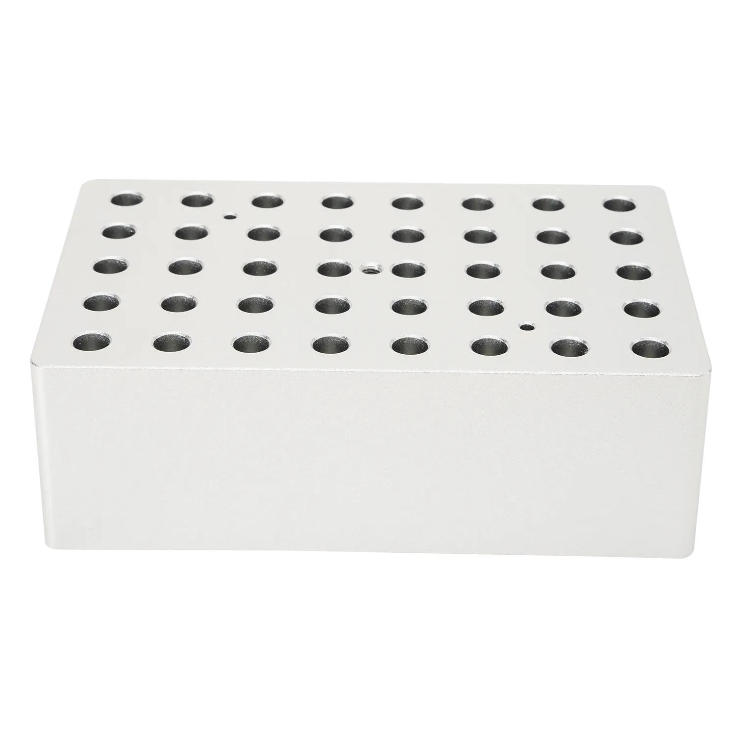 D-Lab Heating block, used for 0.5 mL tubes, 40 holes