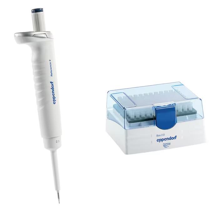 Eppendorf Reference® 2 1-channel 0,1 – 2,5 µL, dark gray, variable volume