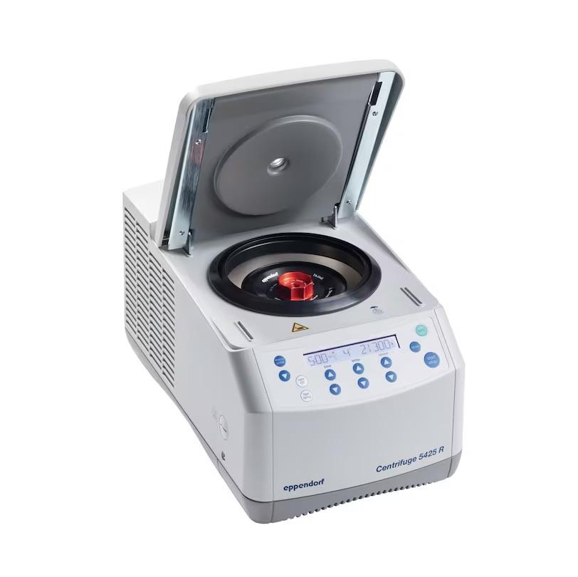 Eppendorf refrigerated centrifuge 5425 R, keypad, with Rotor FA-24x2