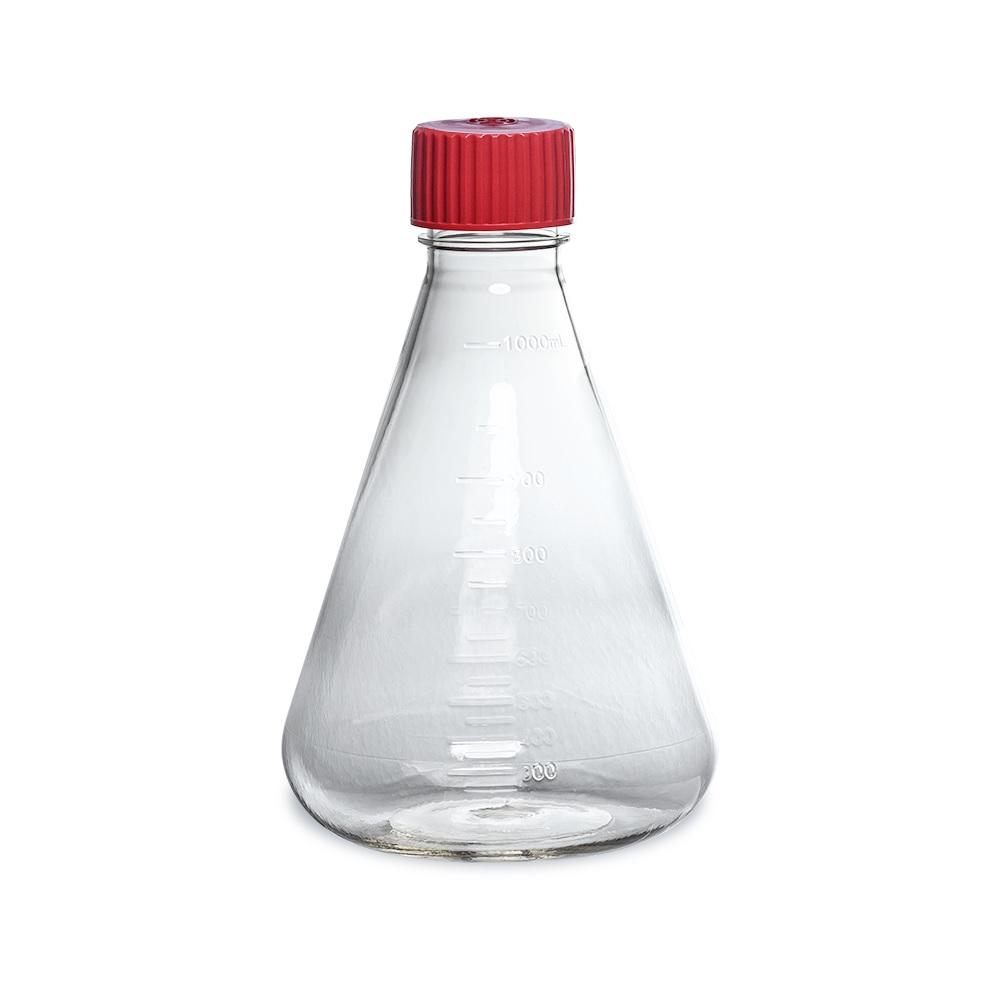 LabSelect 1000mL Polycarbonate Erlenmeyer Flask With Vent Cap