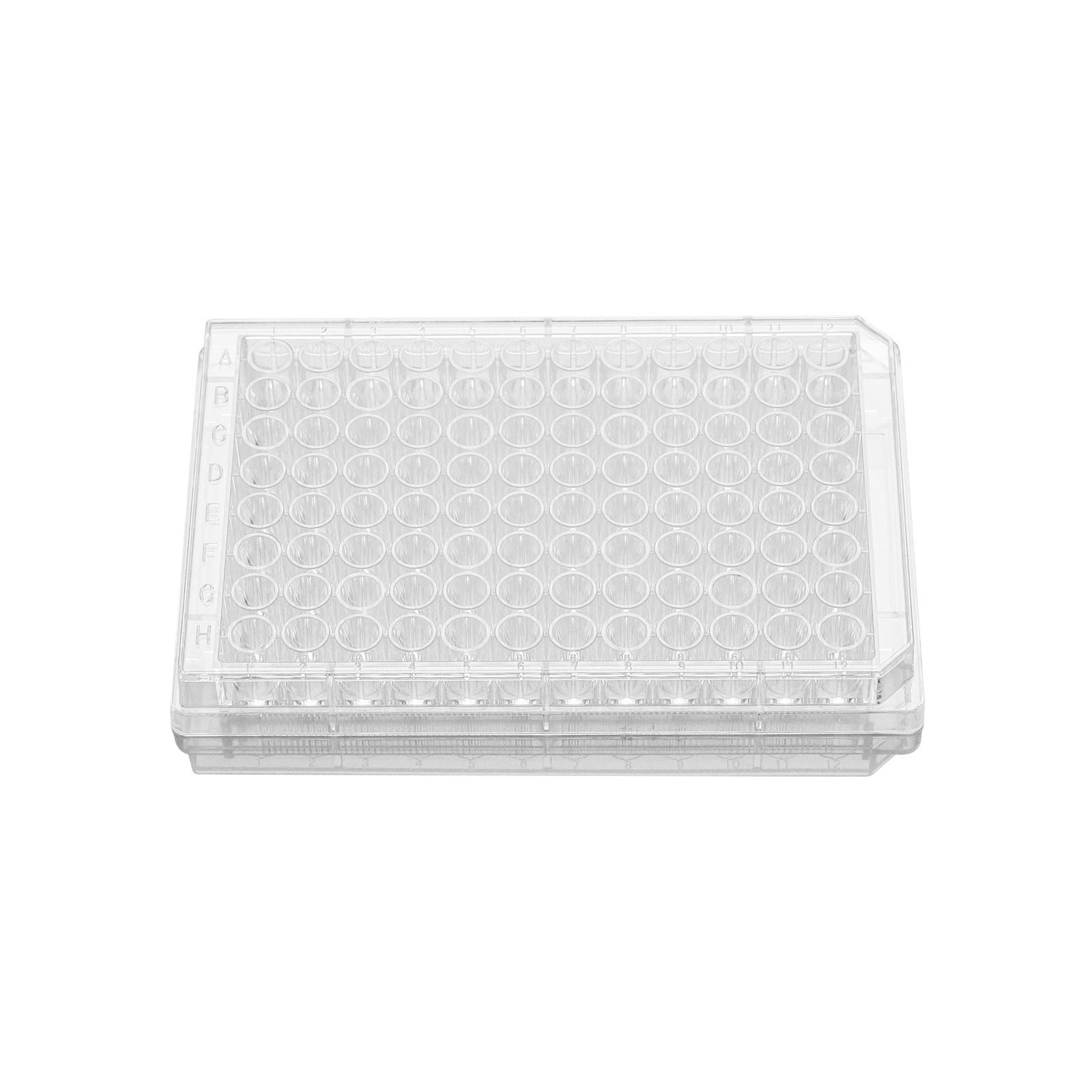 LabSelect 96-Well Clear Flat Bottom UV-transparent Microplate, Individually Wrapped, Non-Sterile