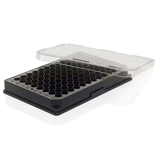 Nunc™ MicroWell™ 96-Well, Nunclon Delta-Treated, Flat-Bottom Microplate, Black, Case of 160 