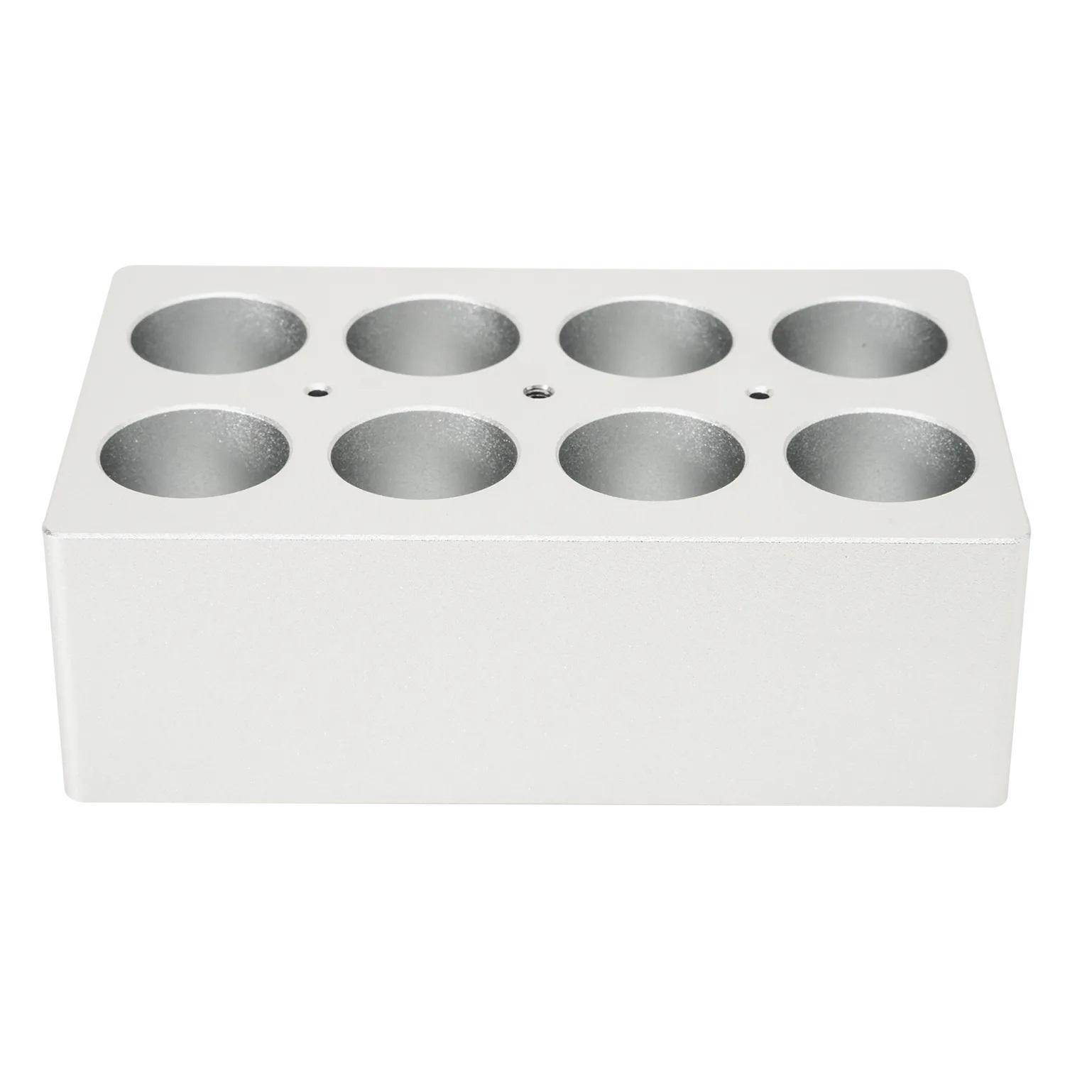 D-Lab Heating block, used for 50 mL tubes, 8 holes