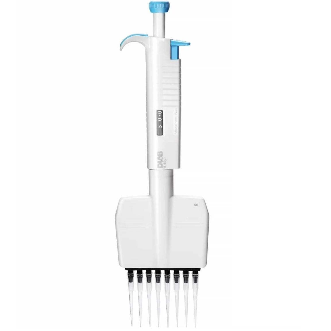 DLAB Micropette Plus Eight-Channel Adjustable Volume, 50-300 μl
