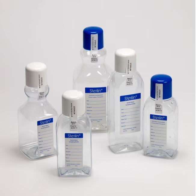 Sterilin Water Sampling Bottles 500mL PET