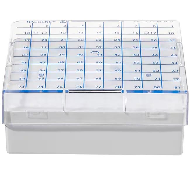 Nalgene Microcentrifuge Tube Storage Boxes, 8 x 8 Array