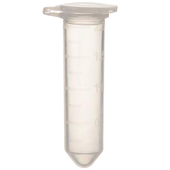 Snap Cap Low Retention Microcentrifuge Tubes, 2mL Graduated, Sterile