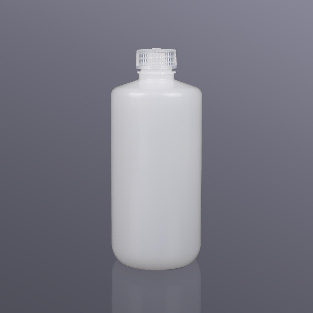 Biosharp 500mL Reagent Bottle, narrow Mouth, High-Density Polyethylene, natural