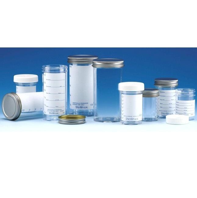 Thermo Scientific™Sterilin™ Polystyrene Containers, 60mL to 250mL , Metal, 150 mL