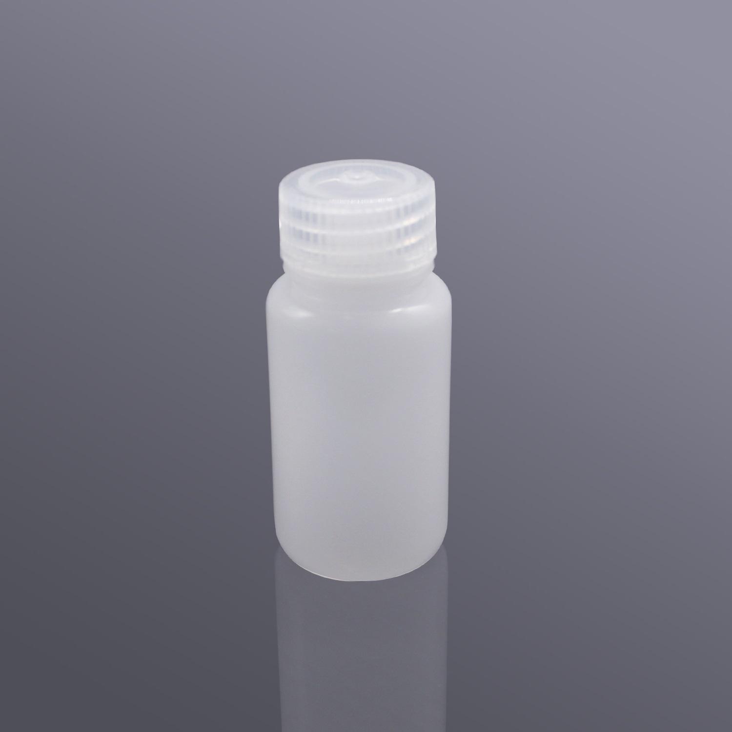 Biosharp 60mL Reagent Bottle, Wide Mouth, High-Density Polyethylene, natural