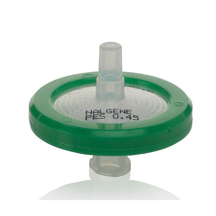 Thermo Scientific™ Nalgene™ Sterile Syringe Filters, Diameter 25 mm, Pore Size 0.45 μm, PES
