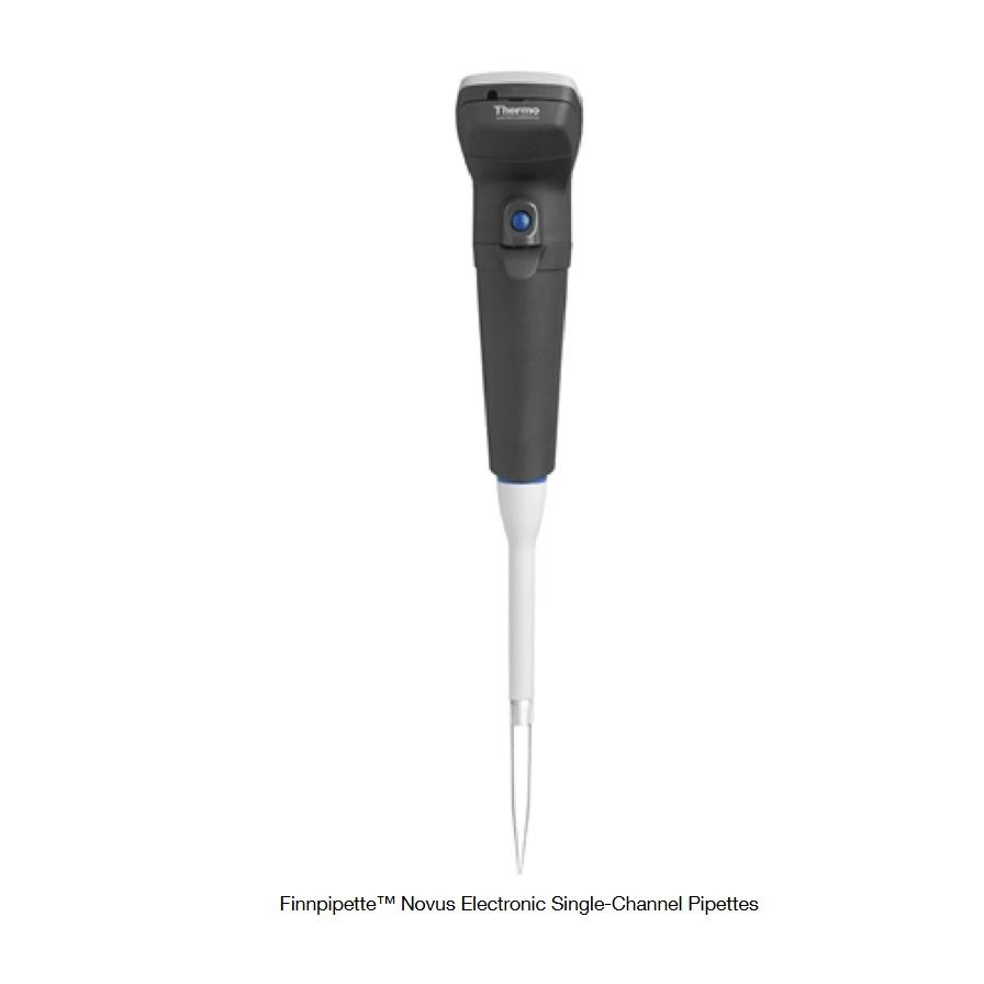 Finnpipette™ Novus Electronic Single-Channel Pipettes, 100 to 1000 μL, Blue
