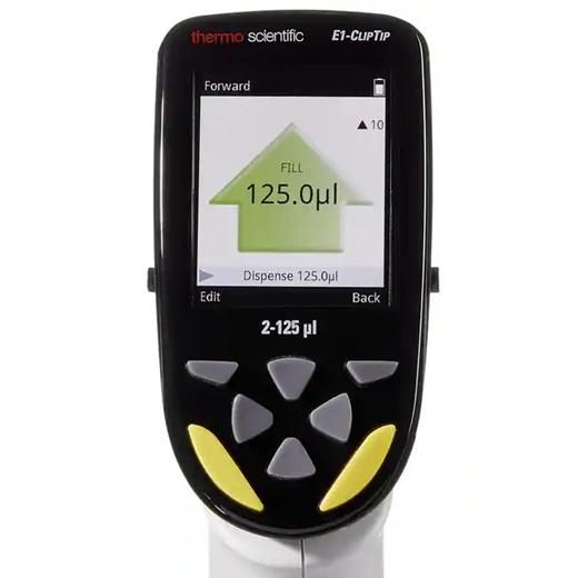 E1-ClipTip™ Bluetooth™ Electronic Single Channel Pipettes, 2 to 125 μL