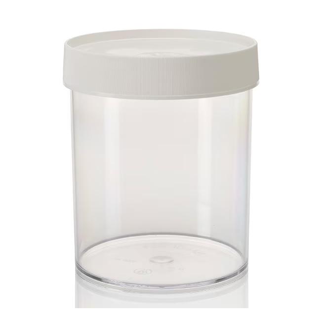Thermo Scientific™ Nalgene™ Straight-Sided Wide-Mouth Polycarbonate Jars with Closure, 1000 mL, Case of 16