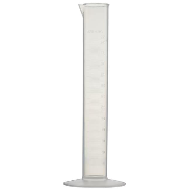 Nalgene™ Polypropylene Economy Plastic Graduated Cylinders, 250 mL, Case of 12
