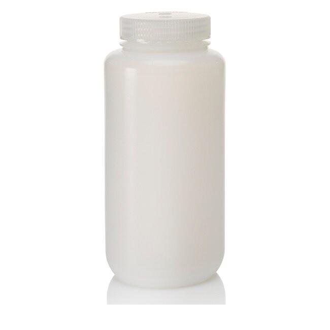Nalgene™ Wide-Mouth Lab Quality HDPE Bottles, 1 L, Case of 24