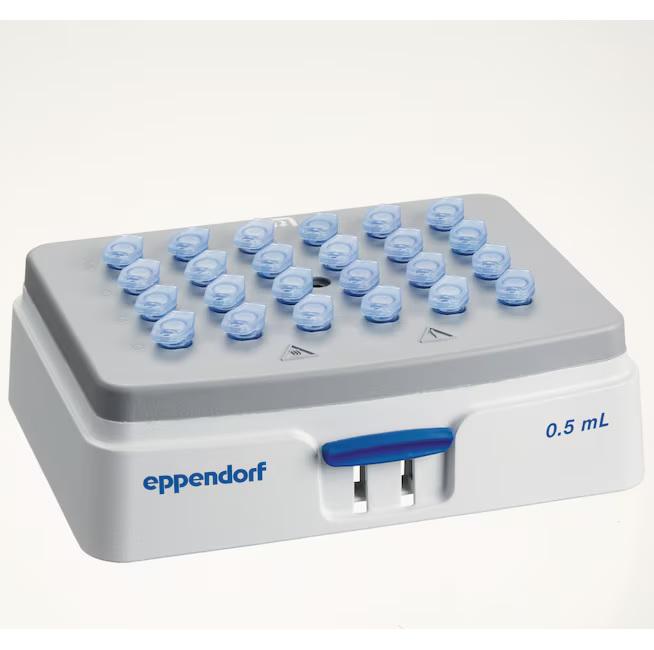 Eppendorf SmartBlock™ 0.5 mL, thermoblock for 24 reaction vessels 0.5 mL, incl. Transfer Rack 0.5 mL