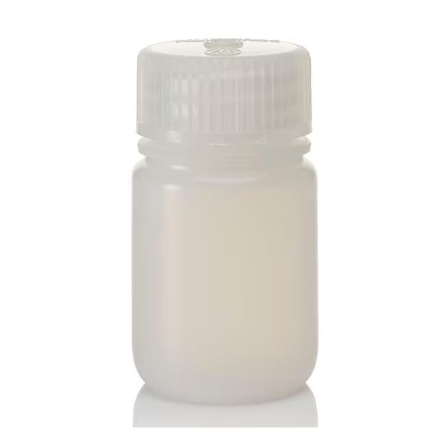 Nalgene™ Wide-Mouth HDPE Economy Bottles with Closure, 30 mL