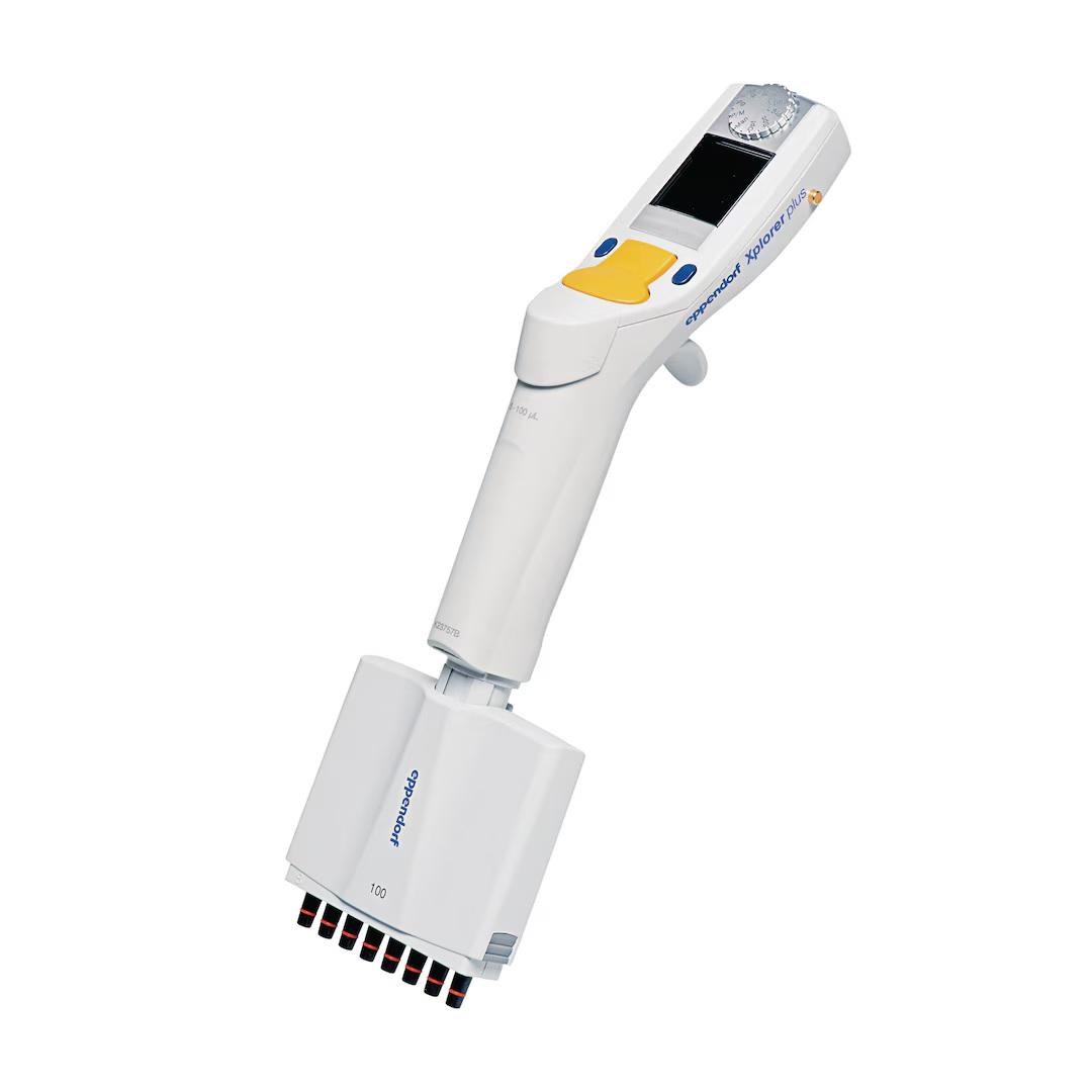 Eppendorf Xplorer®, 8-channel, variable, 5 – 100 µL, yellow