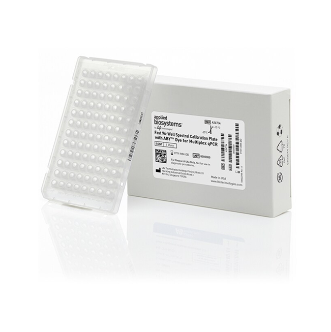 JUN™ Dye Spectral Calibration Plate for Multiplex qPCR, Fast 96-well