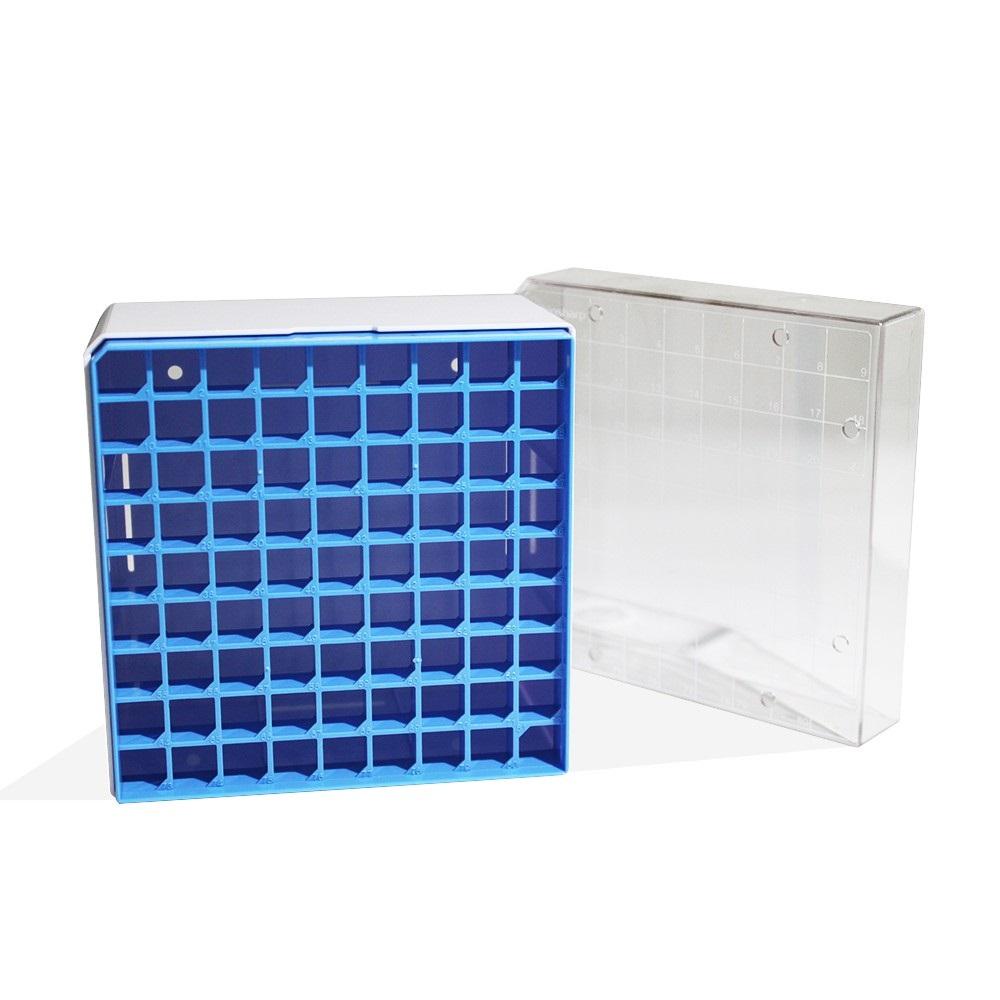 Biosharp 5mL Cryogenic Vial Box, for 81 Vials, Polycarbonate