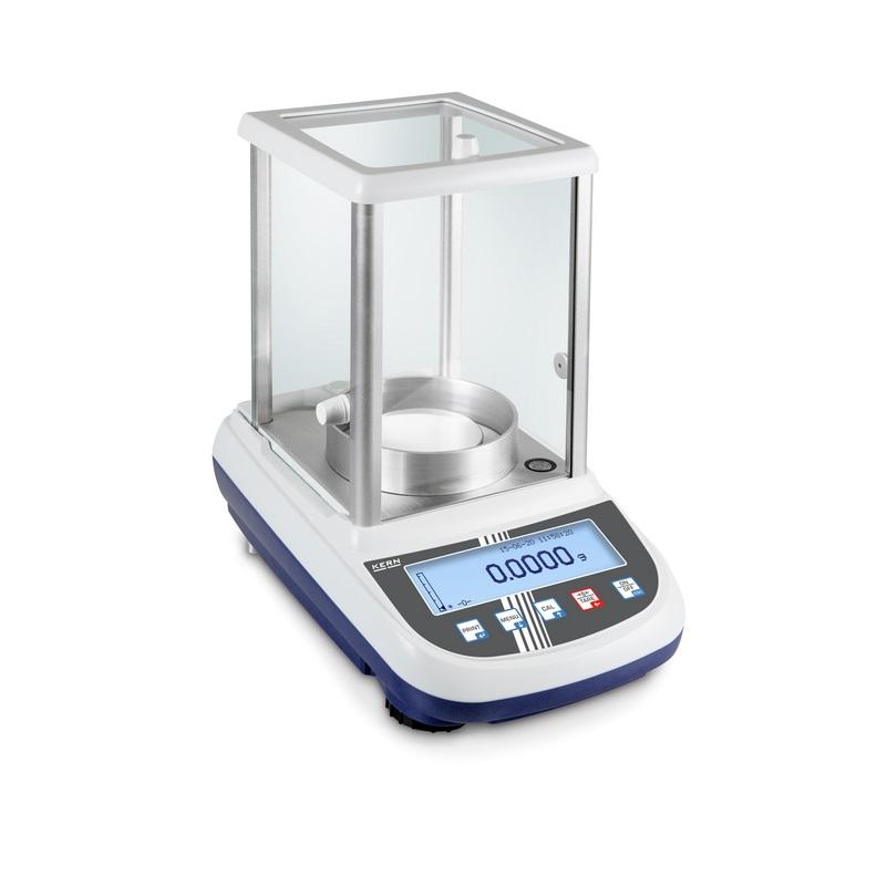Analytical balance with high weighing capacity 510g