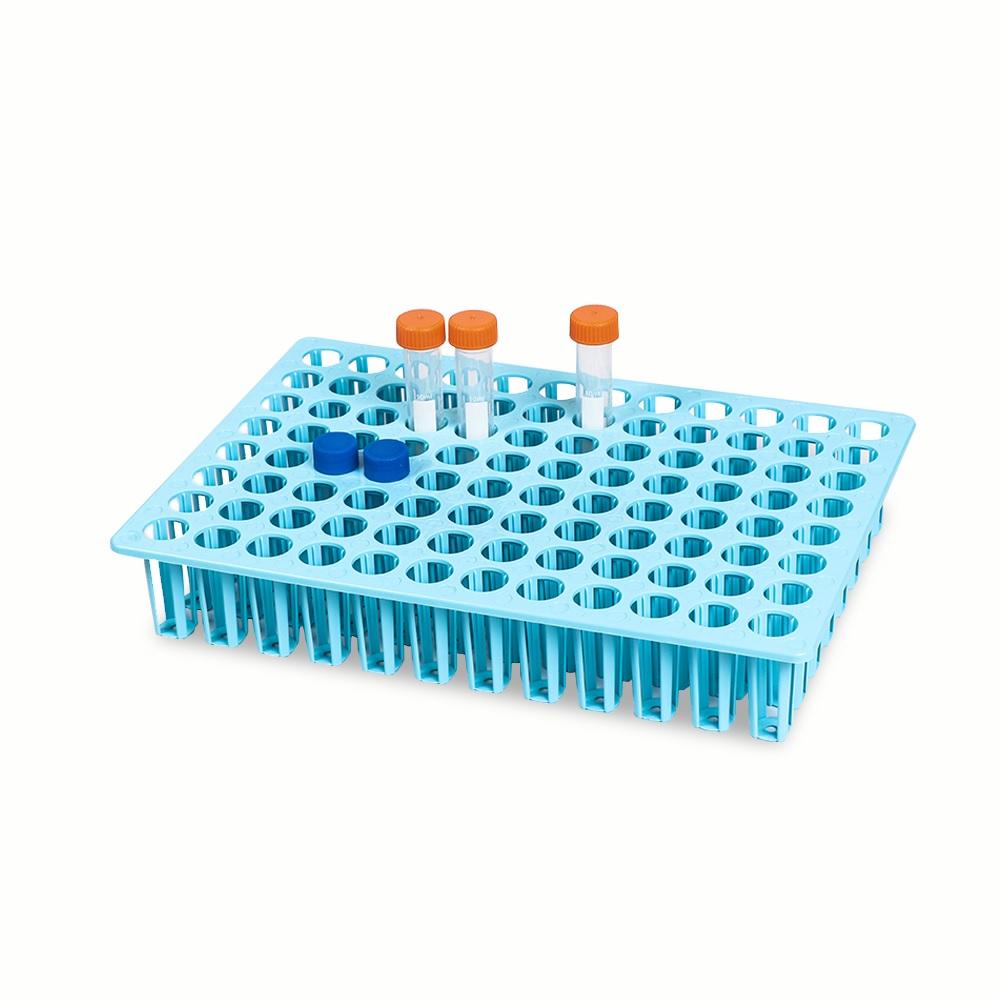 Biosharp 96-Well Tube Rack, 5/7/10mL Virus Collection Tubes or 15mL Centrifuge Tubes