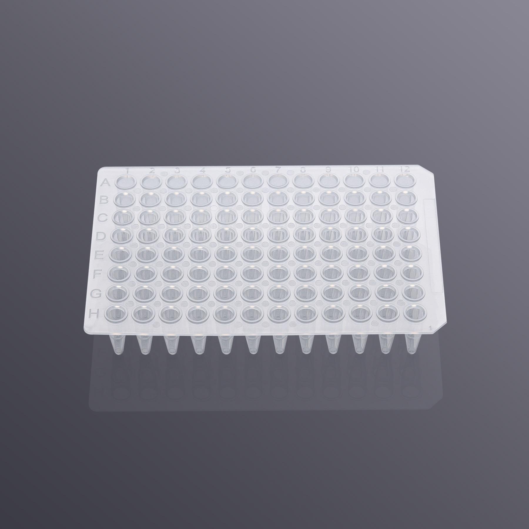 LabSelect 0.2mL 96 well PCR Plate, No Skirt, Clear, DNase-/RNase-free
