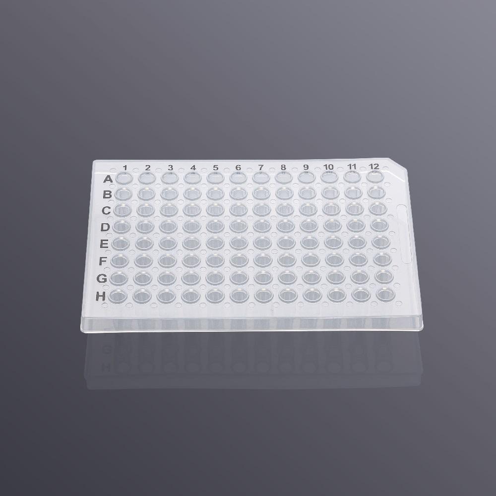 LabSelect 0.2mL 96 well PCR Microplate, Semi-Skirted, Clear, DNase-/RNase-free