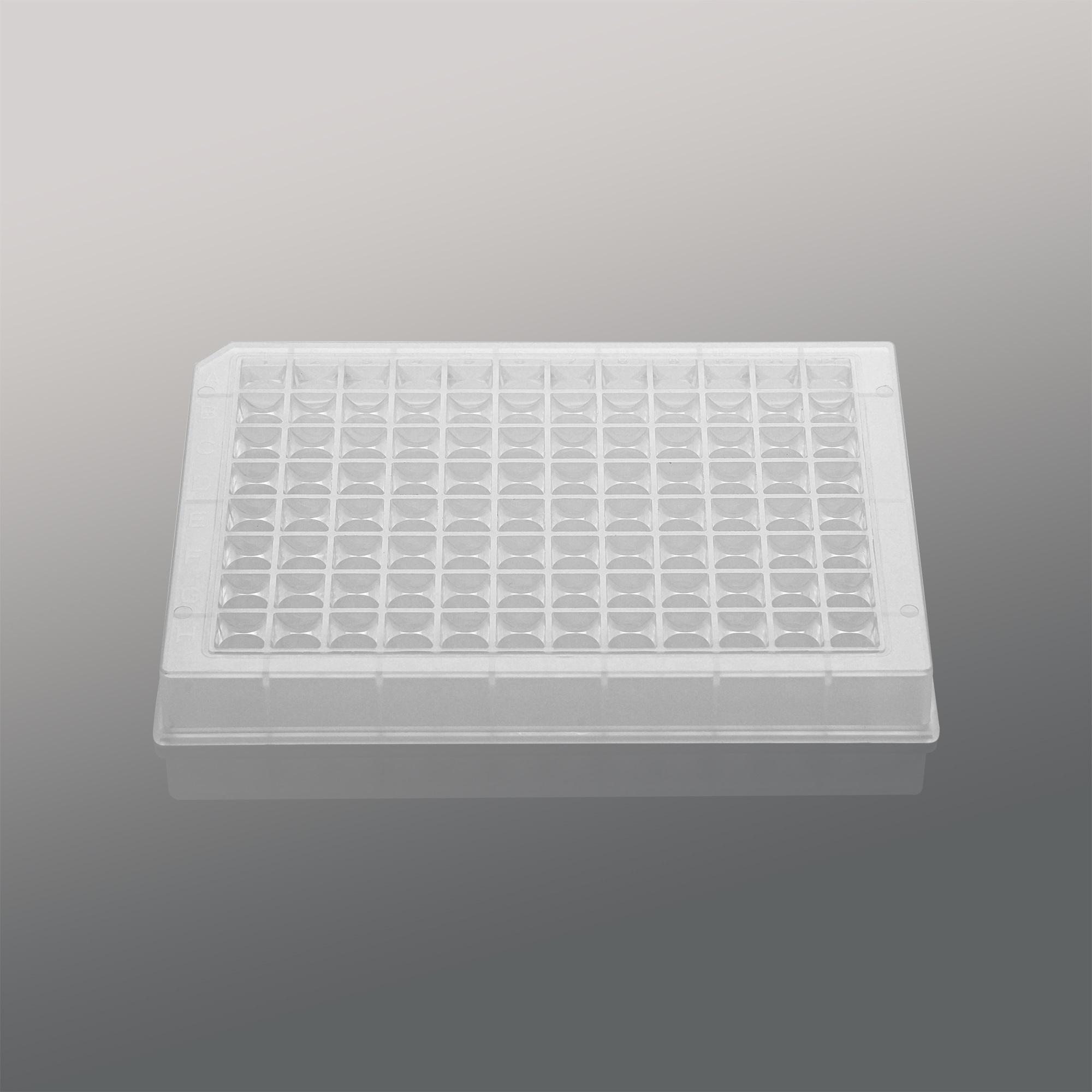 LabSelect 0.5mL 96-Well Deep Well Plates, V-Bottom, Clear
