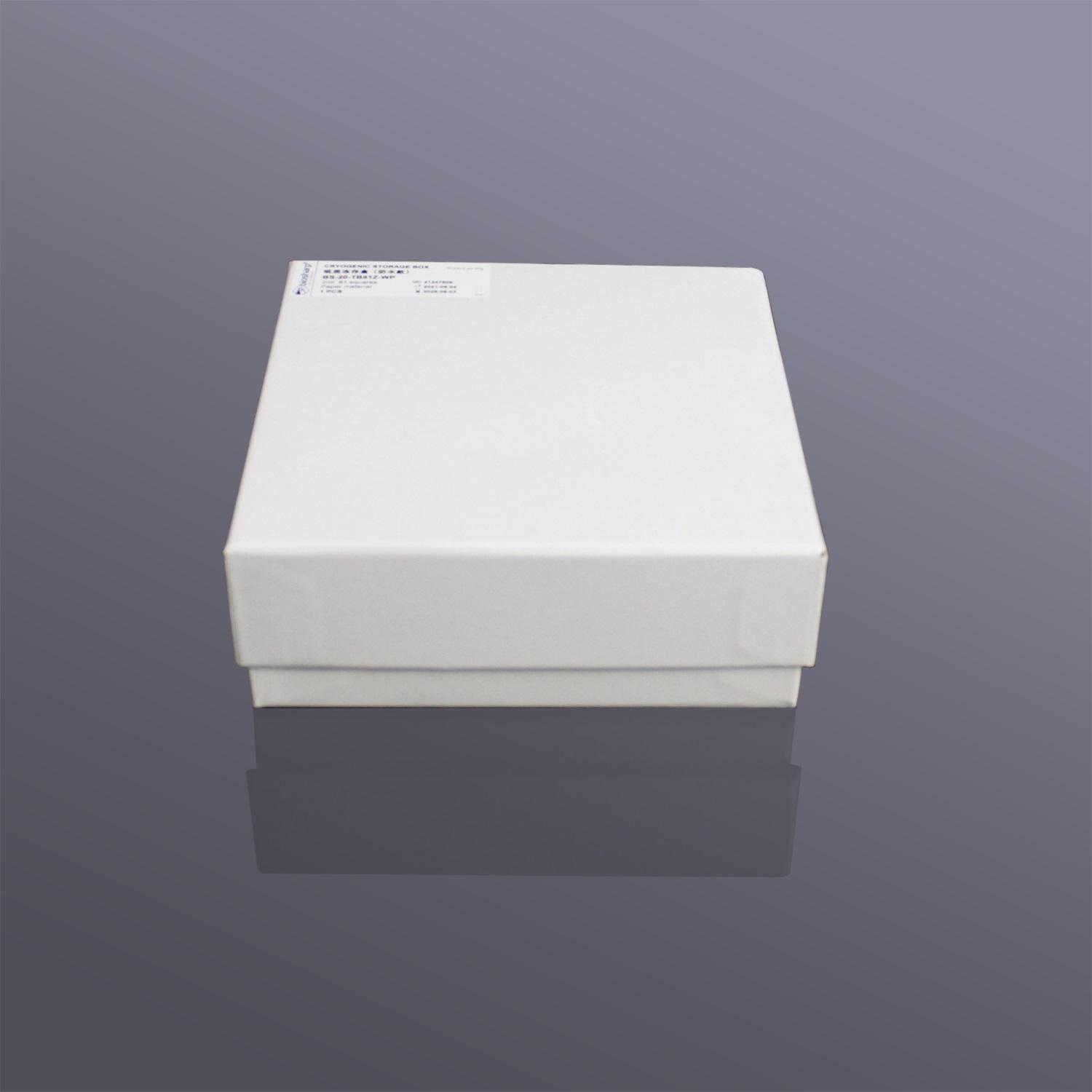 Biosharp 2mL Cardboard Cryogenic Vial Box, for 100 Vials, Waterproof Surface