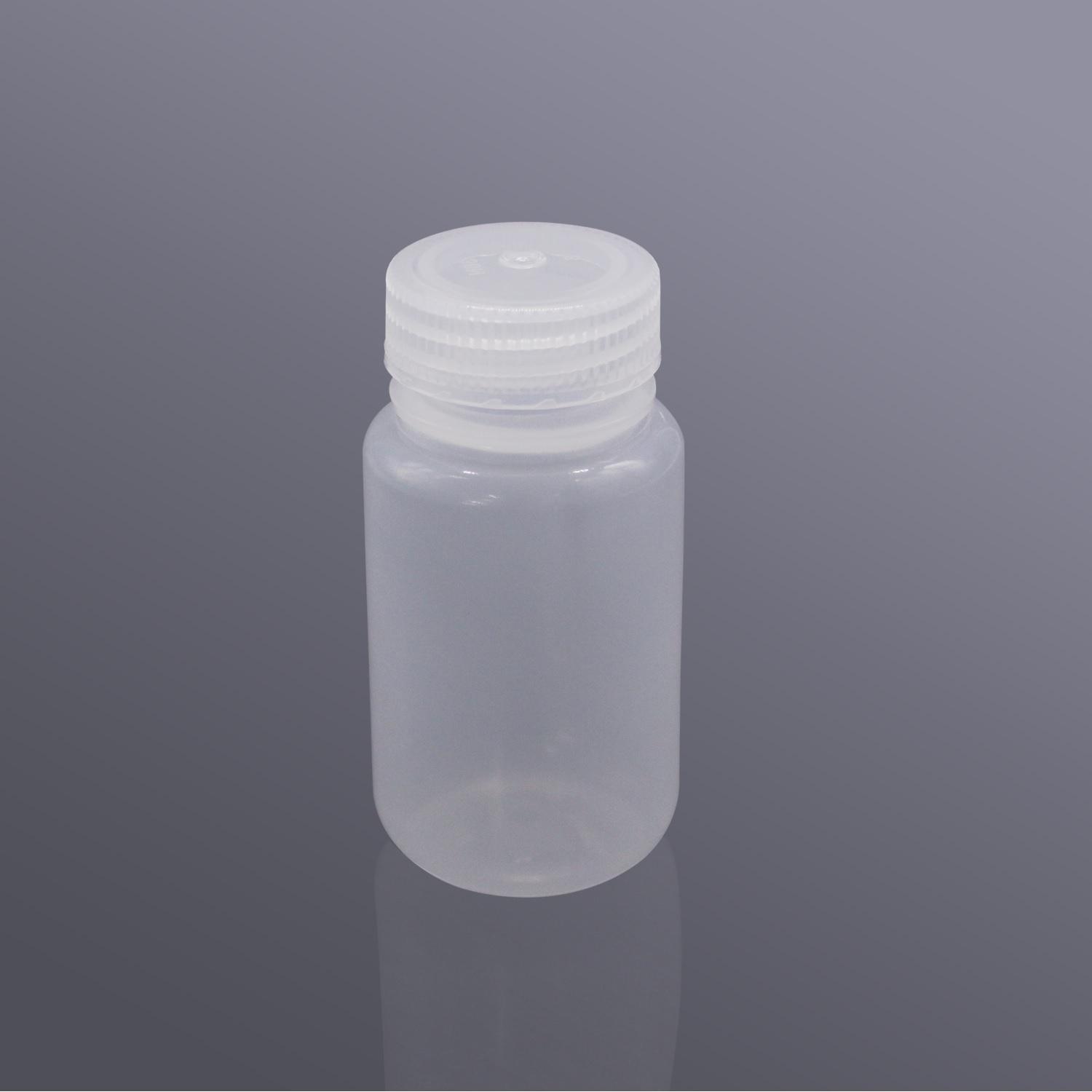 Biosharp 125mL Reagent Bottle, Wide Mouth, Polypropylene, Clear