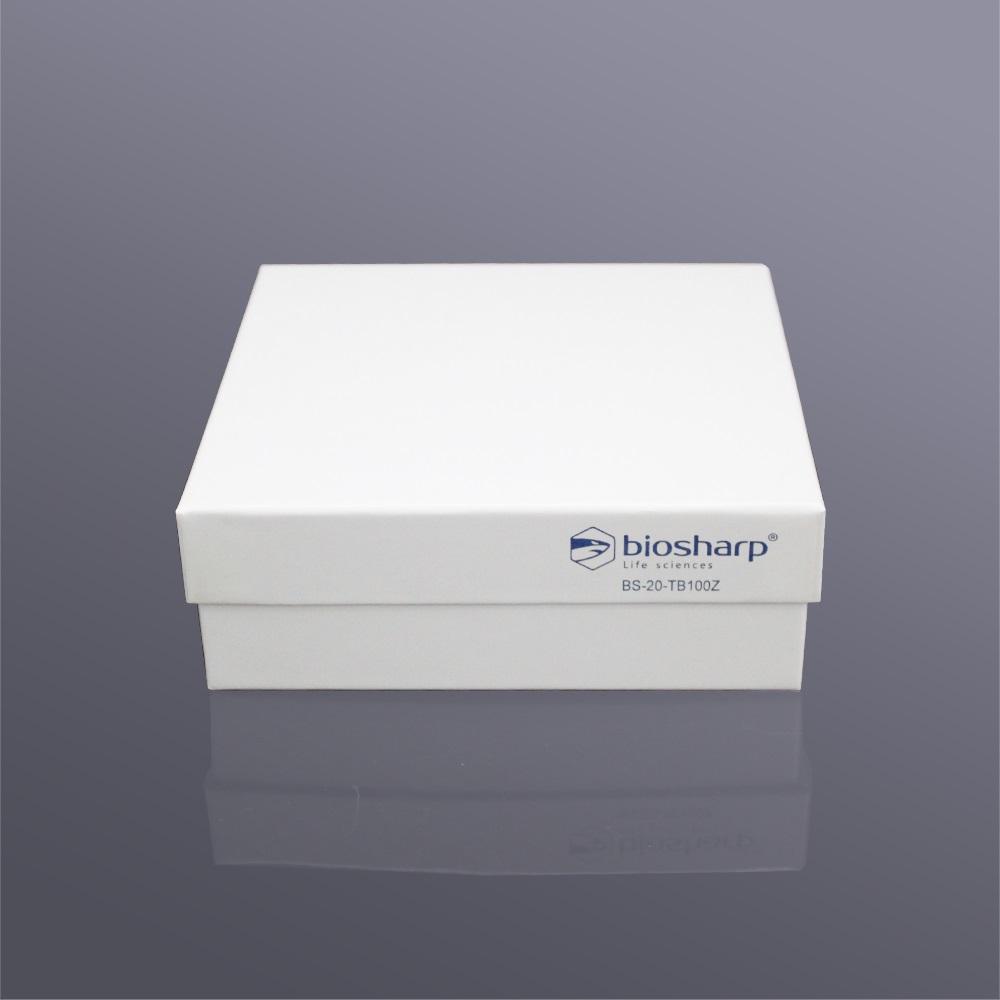 Biosharp 2mL Cardboard Cryogenic Vial Box, for 100 Vials