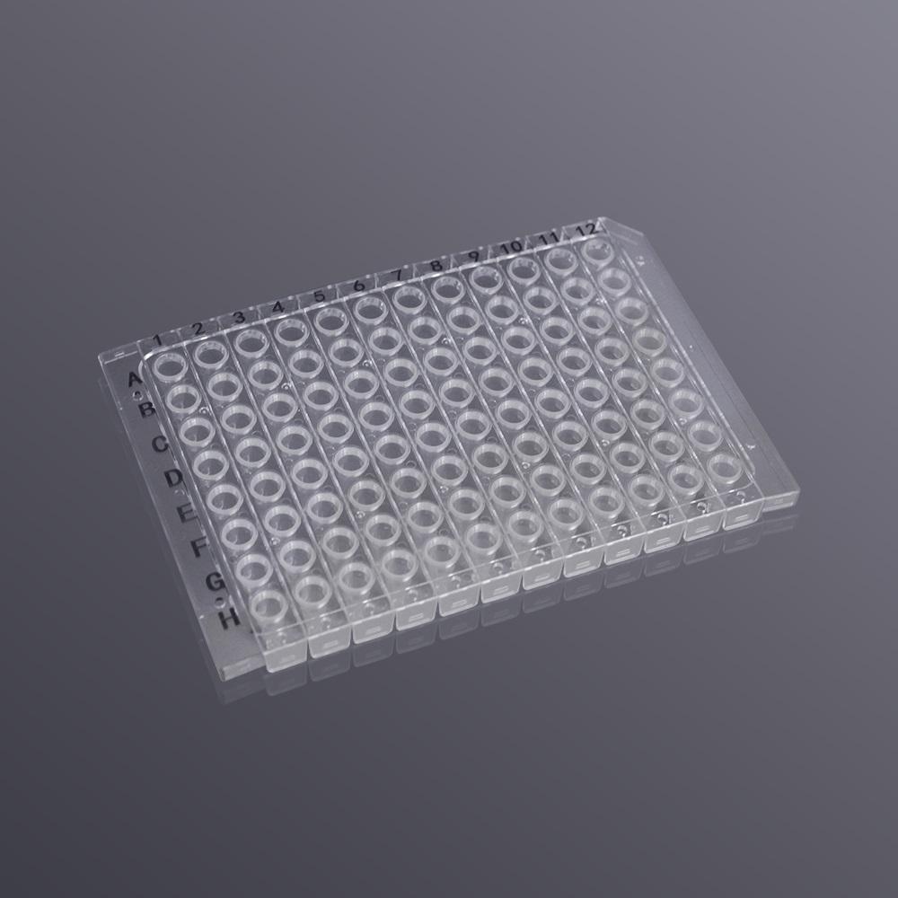 LabSelect 0.2mL 96 well PCR Plate, Semi-Skirted, Clear,segmented,DNase-/RNase-free