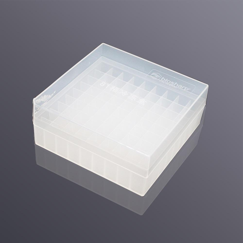 Biosharp 2mL Polypropylene Cryogenic Vial Box, for 81 Vials