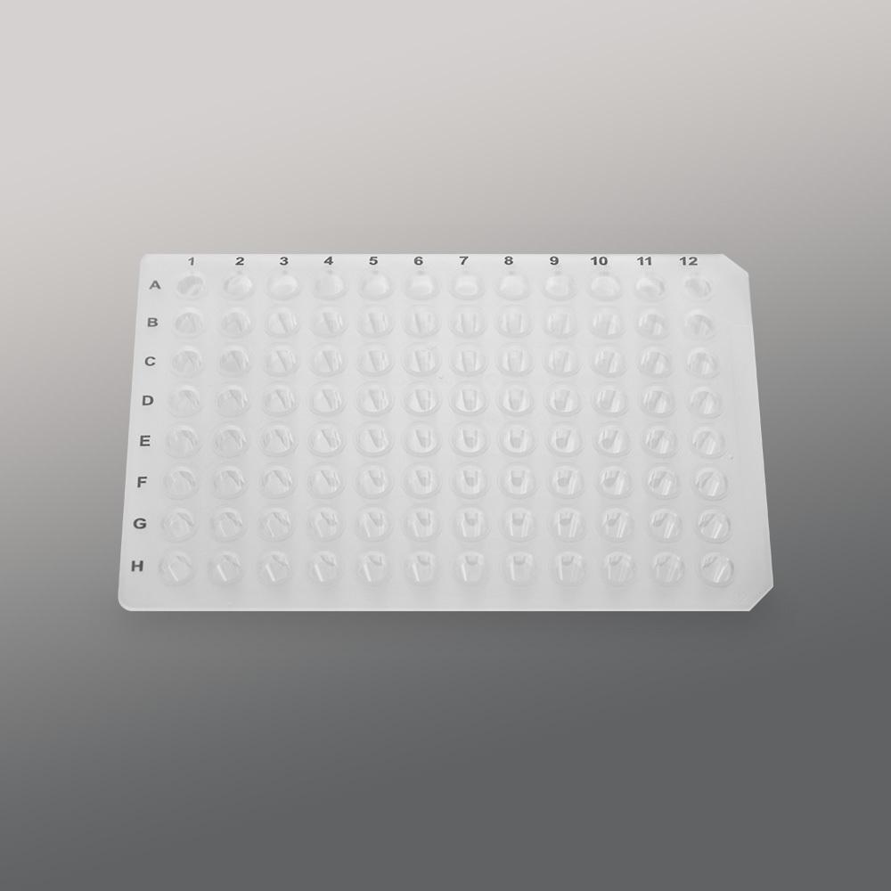 LabSelect 0.1mL 96 well PCR Plate, No Skirt, Clear, DNase-/RNase-free