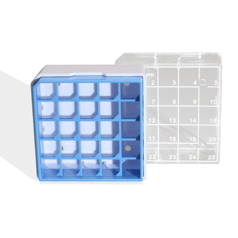 Biosharp 2mL Cryogenic Vial Box, for 25 Vials, Polycarbonate