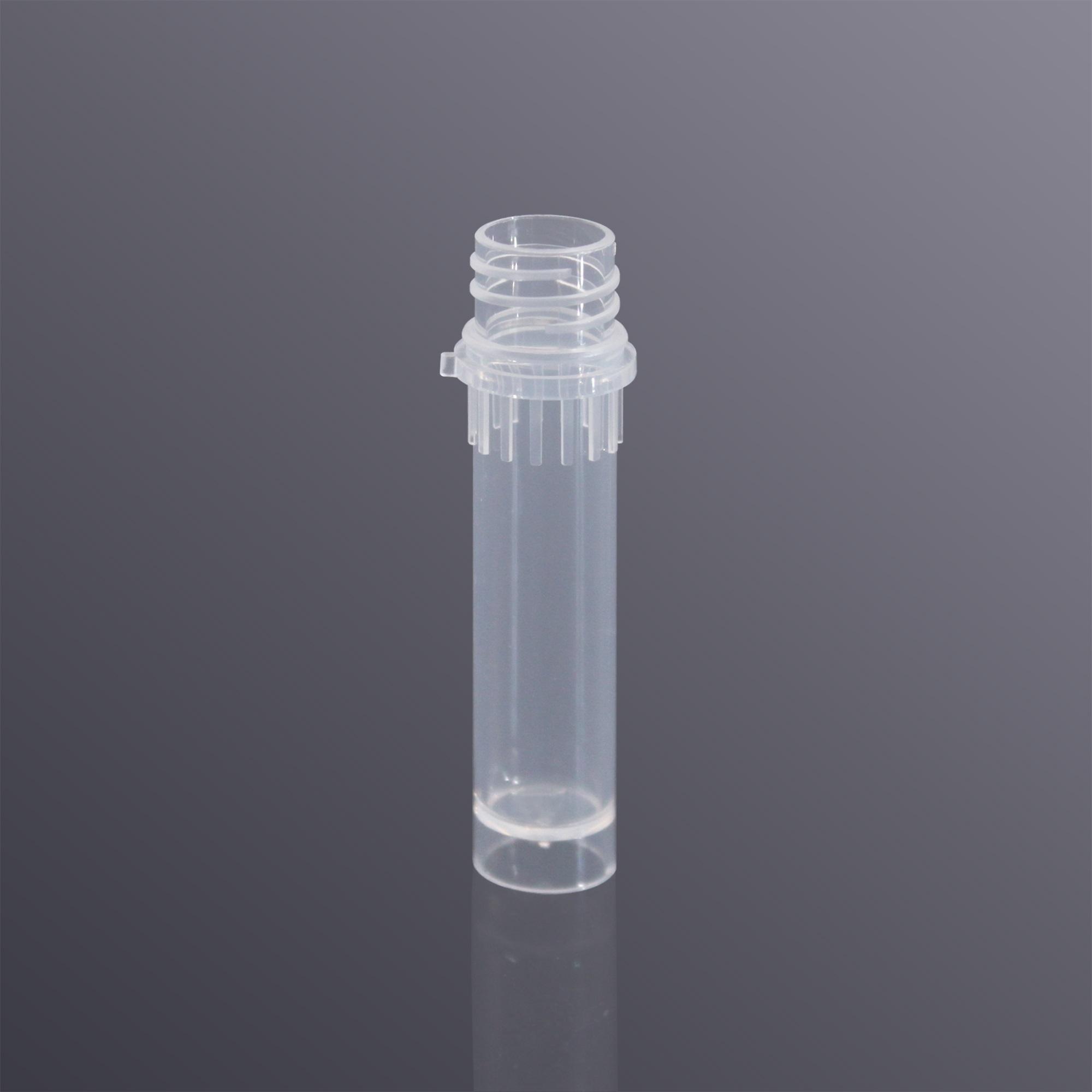 LabSelect 2.0mL Screw Cap Tube, Conical Bottom, Self-Standing Design, Clear