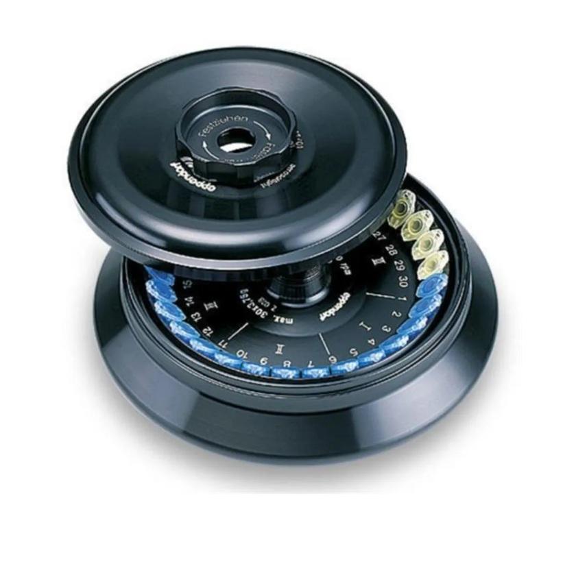 Fixed angle rotor 30x1.5/2 ml, incl. aluminium lid, aerosol- tight